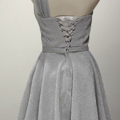 A-line Sleeveless Backless Lace Up Prom Dresses,..
