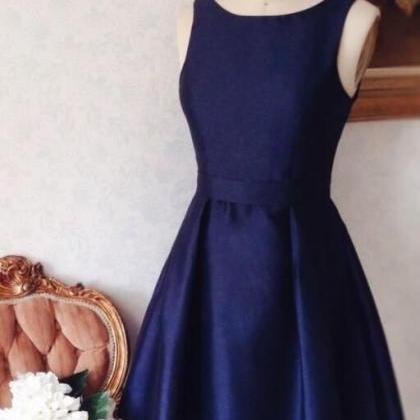 Simply Homecoming Dresses, Short Navy Blue..