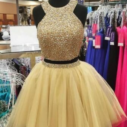 Beading Homecoming Dresses,tulle Homecoming..