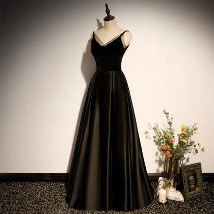 Evening Dress, Simple ,spaghetti Strap Elegant..