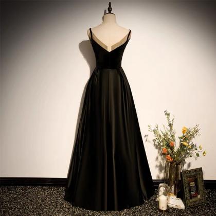 Evening Dress, Simple ,spaghetti Strap Elegant..