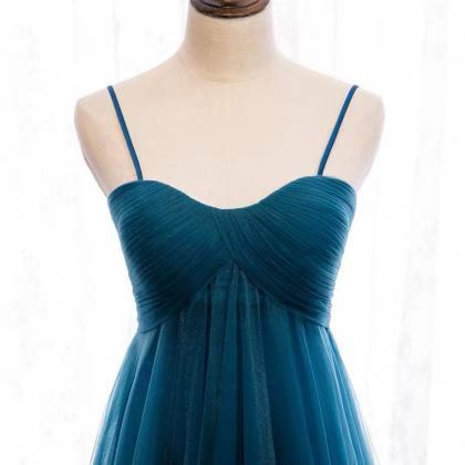 Spaghetti Strap Party Dresses, Fairy Prom Dresses