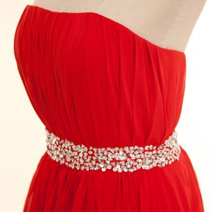 Sexy A-line Strapless Straight Formal Prom Dress,..