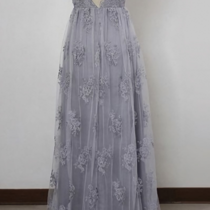 Spaghetti Straps Long Prom Dresses with Appliques LBQ1331