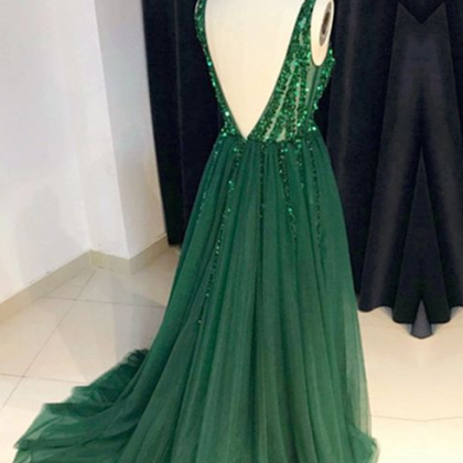 Elegant A-Line V-Neck Sleeveless Ruched Turquoise Maxi Prom Dress for Women Ready to Ship