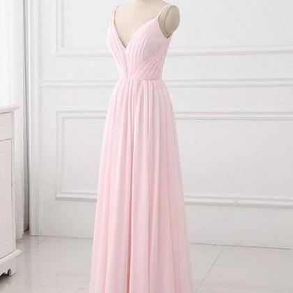 Double Straps Chiffon Dress with Sweetheart Neck Marigold