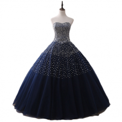 Prom Dresses,real Luxury Dresses Ball Gown Beaded..
