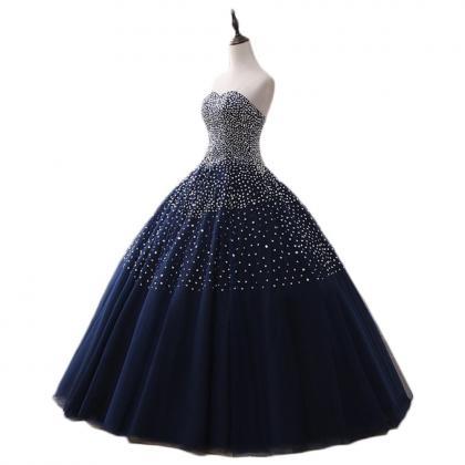 Prom Dresses,real Luxury Dresses Ball Gown Beaded..