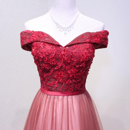Prom Dresses,off-the-shoulder Sweetheart A-line..