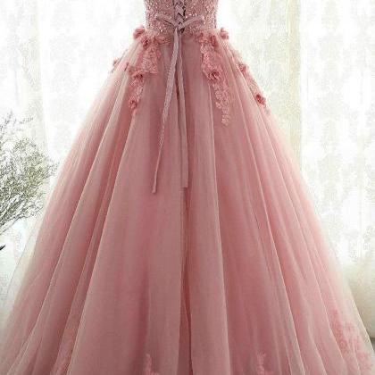 Prom Dresses,sweetheart Party Dress, Blush Pink..