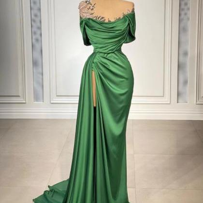 Prom Dresses,green Evening Dresses, Formal..