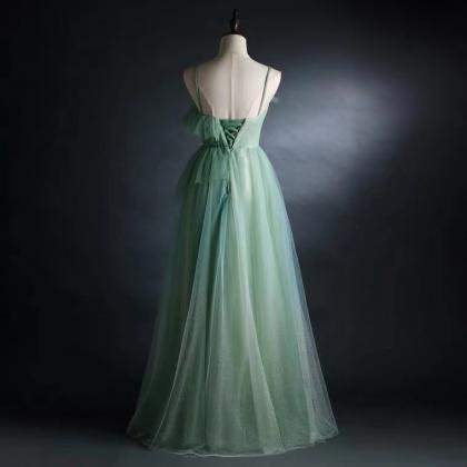 Prom Dresses,fresh Prom Dress Green Bridesmaid..