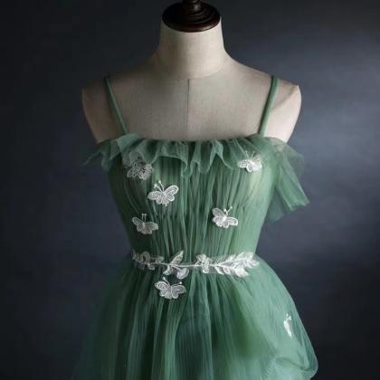 Prom Dresses,fresh Prom Dress Green Bridesmaid..
