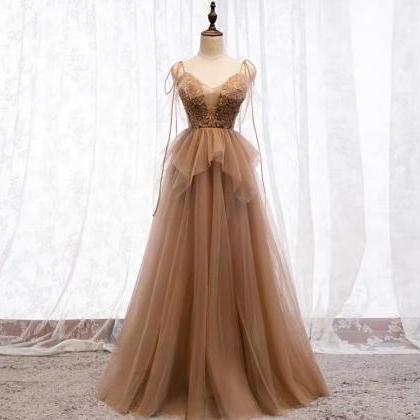 Prom Dresses,spaghetti Strap Evening Dresses..