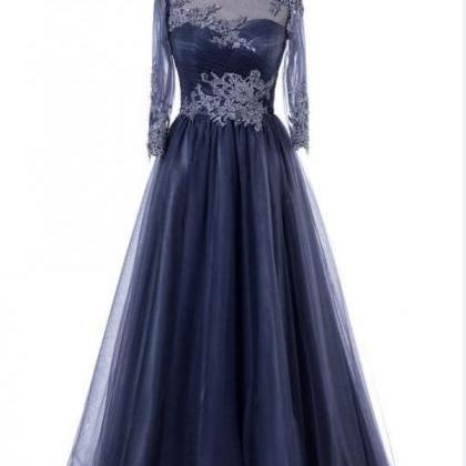 Prom Dresses,floor-length Tulle Prom Dresses With..