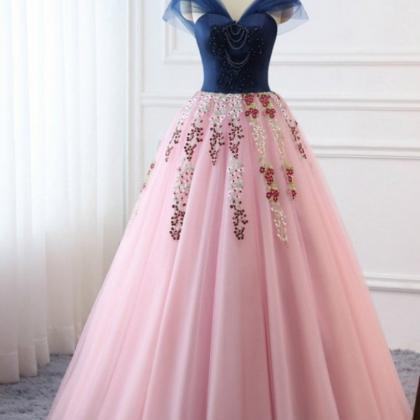 Prom Dresses,long Banquet Dresses Elegant Applique..