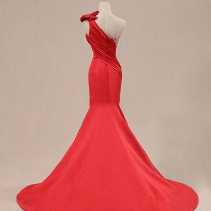 Prom Dresses,elegant Red Bridesmaid Dresses, Sexy..