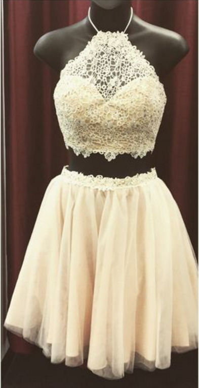 Lace Homecoming Dresses, Tulle Homecoming Dresses, Halter Homecoming Dresses, Sexy Homecoming Dresses, Short Prom Dresses, Homecoming Dresses,