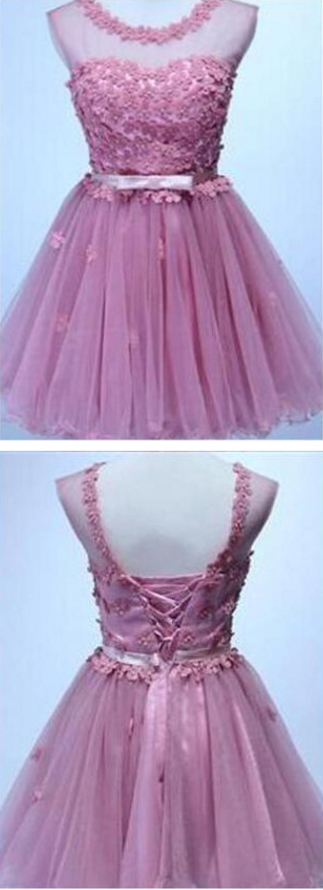Homecoming Dresses, Appliques Homecoming Dresses, Organza Homecoming Dresses, Homecoming