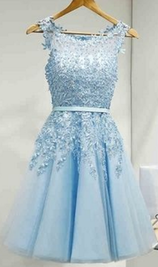 Blue Homecoming Dresses,cute Homecoming Dresses