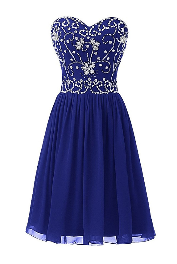 Short Beading Prom Party Dresses For Juniors on Luulla