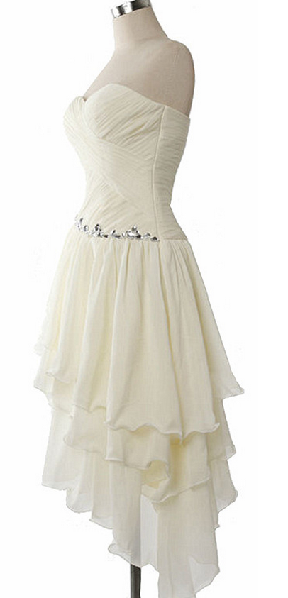 A-line Chiffon Homecoming Dress,sweetheart Homecoming Dresses on Luulla