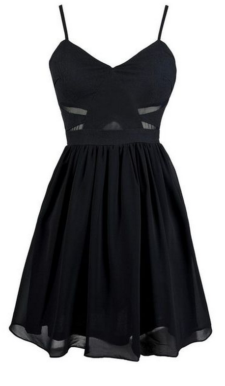 Black skater best sale dress homecoming