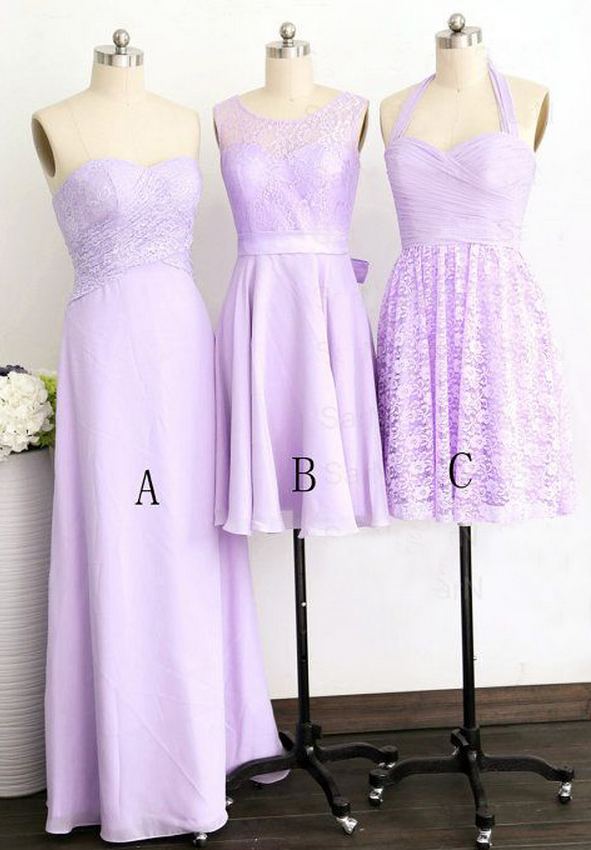 Purple Bridesmaid Dress, Long Bridesmaid Dress, Short Bridesmaid Dress, Bridesmaid Dress,