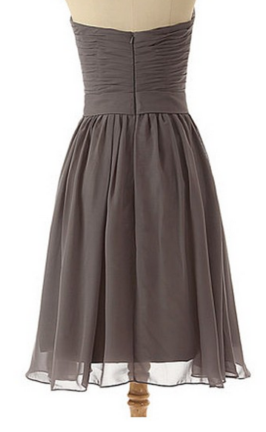 blue dress for baby girl Simple V-Neck A-Line Short Sleeves Floor Length Velvet Bridesmaid Dres main image 1
