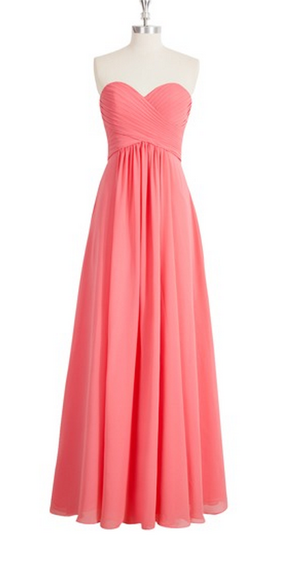 Pink Bridesmaid Dress,long Bridesmaid Dress,chiffon Bridesmaid Dress,bridesmaid Dresses