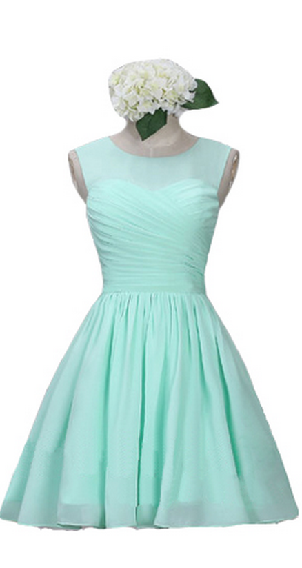 Mint Bridesmaid Dresses, Simple Bridesmaid Dresses, Short Bridesmaid ...