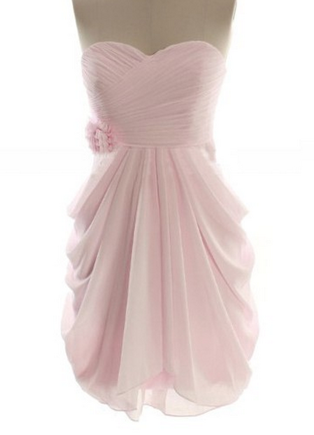 Pink Bridesmaid Dresses, Custom Bridesmaid Dresses, Simple Bridesmaid Dresses, Affordable Bridesmaid Dresses,