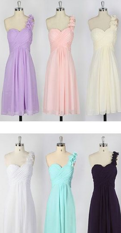 Short Bridesmaid Dress, Chiffon Bridesmaid Dress, Bridesmaid Dress,bridesmaid Dresses,
