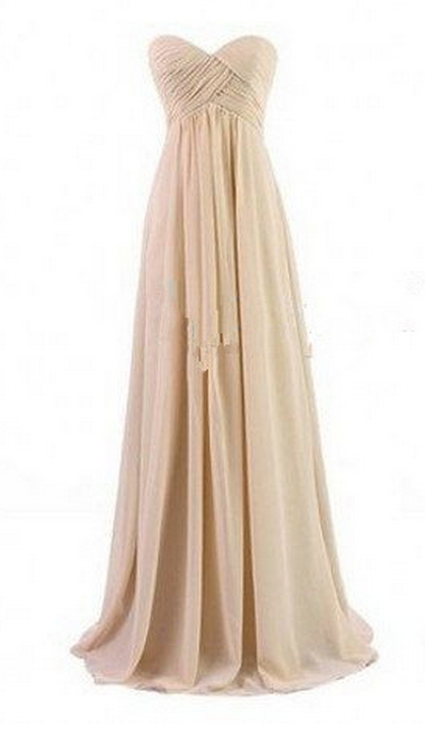 Bridesmaid Gown,pretty Prom Dresses,chiffon Prom Gown, Simple Bridesmaid Dress
