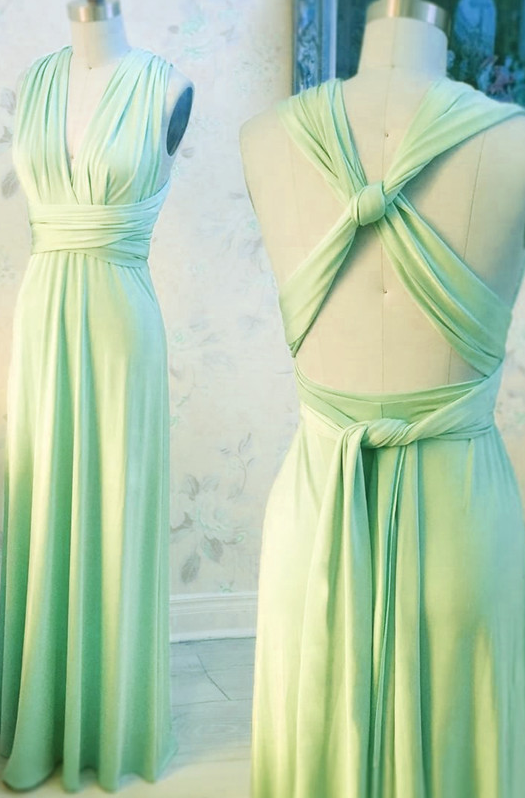 Mint Green Bridesmaid Dress, Long Bridesmaid Dress, Bridesmaid Dresses For Women, Wedding Guest Dresses, Bridesmaid Dress