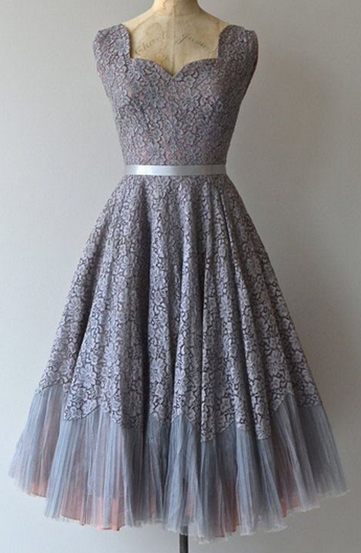 Classic 1950s Homecoming Dresses,vintage Short Lace Prom Dress,homecoming Dress With Sash