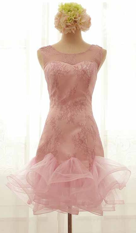 Elegant Lace Homecoming Dress,short Prom Dress,jewel Homecoming Dress,charming Mini Homecoming Dress