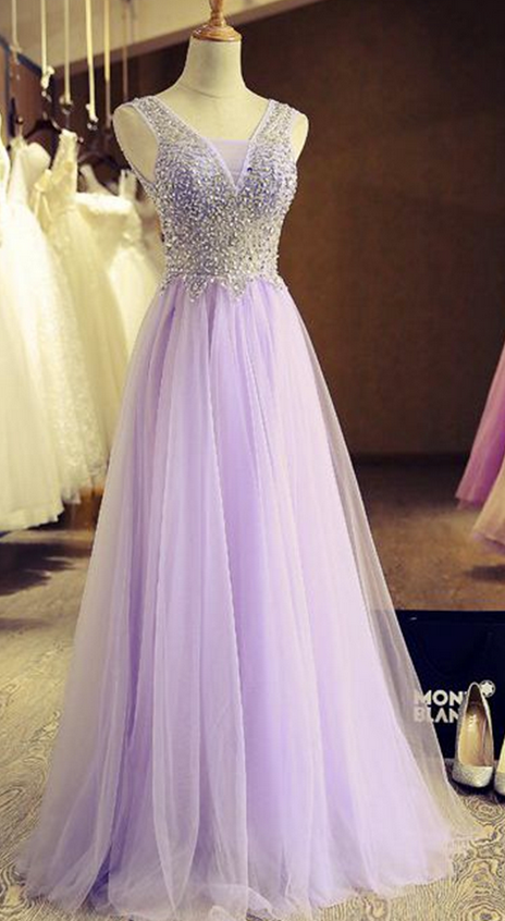 Beautiful Stunning Pink Prom Dress, Tulle A-line Long Handmade Prom Dresses, Christmas Party Dress For Teens,