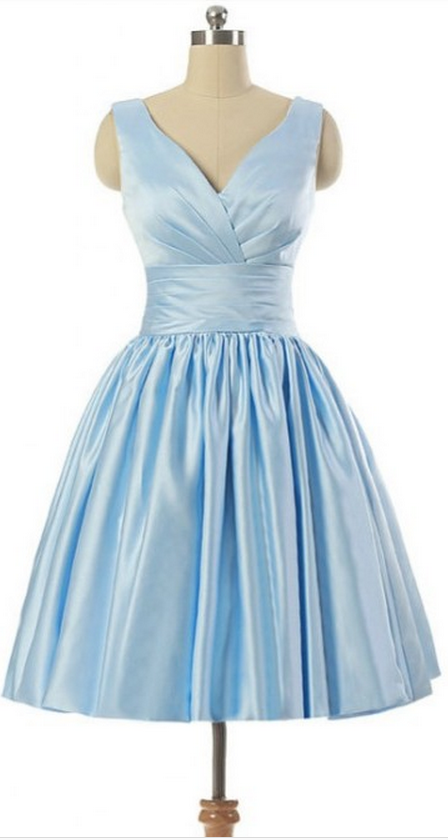 Prom Dresses,evening Dress,party Dresses,simple Homecoming Dress,light Blue Homecoming