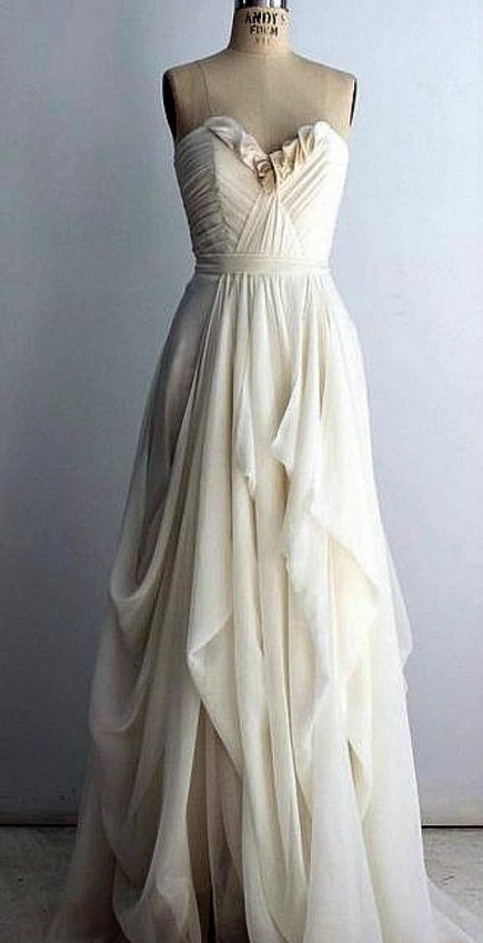 Custom Made Sweetheart Evening Dress,chiffon Evening Dress,a-line Evening Dress,long Evening Dress