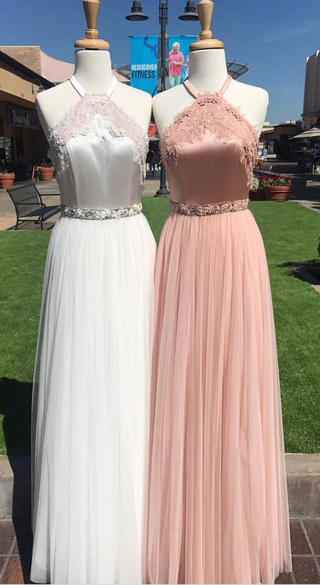 Charming Prom Dress,sexy Prom Dresses,lace Evening Dress Unique Tulle Lace Long Prom Dress