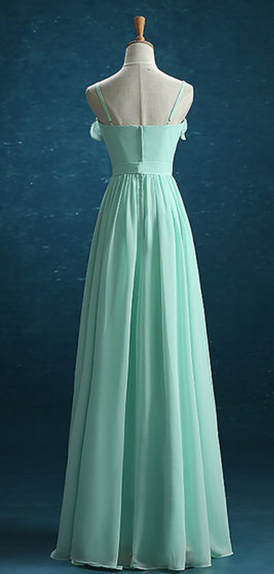 Chiffon Bridesmaid Dresses with Spaghetti Strap Clover Plus Size main image 0
