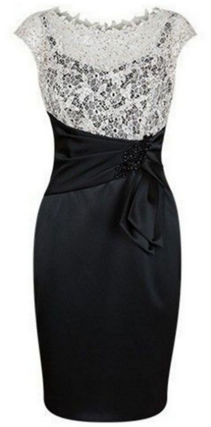 Sheath Homecoming Dresses Cap Sleeves Scalloped Short/mini Beading Custom Made Zipper Dresses