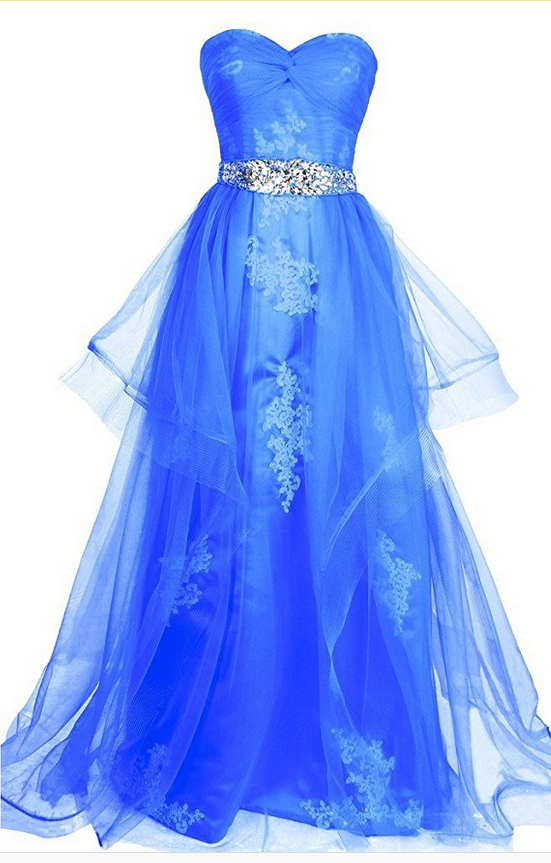 Delicate Prom Dress Sweetheart Pleated Tulle Long Gala Gown Evening Dress Party Outfits      D5017 main image 1
