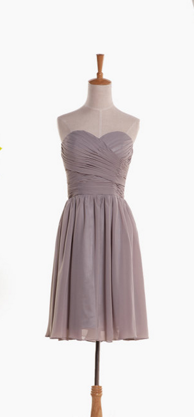 Chiffon Short Prom Dress ,evening Short Dress.bridesmaid Dress Short