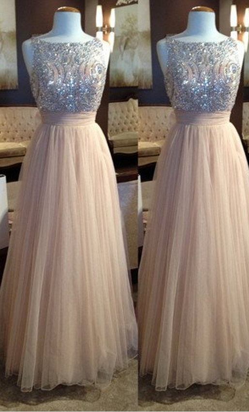 Tulle Prom Dresses,charming Prom Dresses,a-line Prom Dress,long Prom Dress,