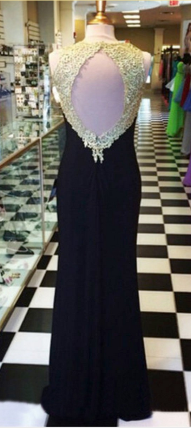 Elegant Long Sleeves A-line Black Homecoming Dresses Online, HD0618