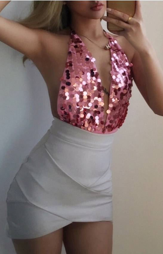 Sequins Prom Dress,backless Prom Dress,mini Prom Dress,fashion Homecoming Dress,sexy Party Dress, Style Evening Dress