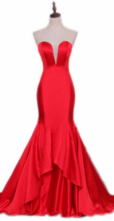 Robe rouge online sirene