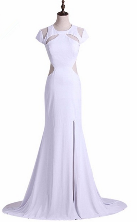 Ont Personnalite Cut Out Robe De Soiree Nouvelle Conception